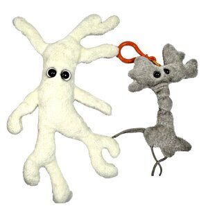 Giant Microbes Brain Cell and Bone Cell Stuffed Plush Neuron Synapse Biology Toy